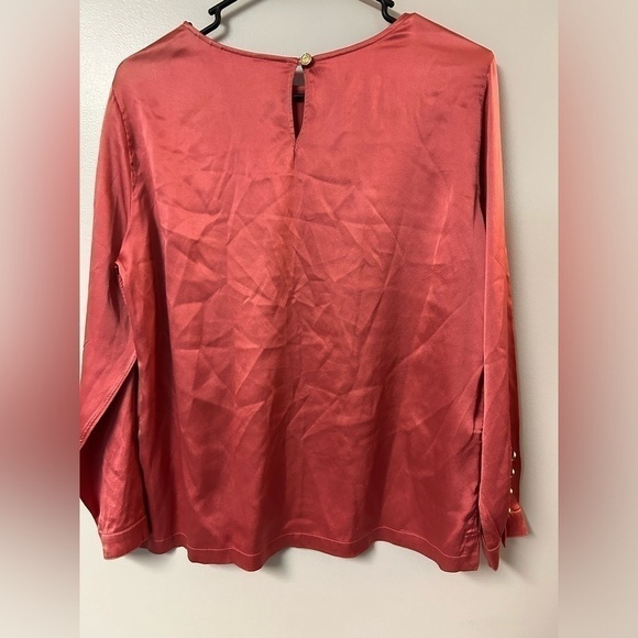 Robert Talbott silk blouse made in Romania - Picture 3 of 5
